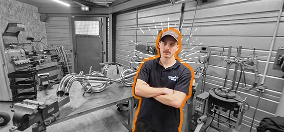 Jule, soudeur spécialiste échappement chez Speed Motors Bordeaux