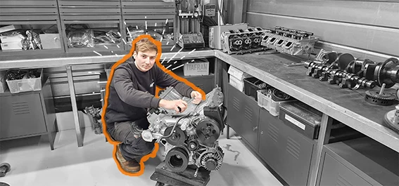 Mael, mécanicien chez Speed Motors Bordeaux